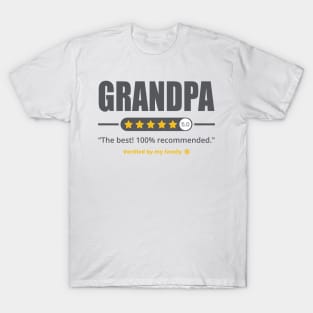 Five Stars Grandpa v2 T-Shirt